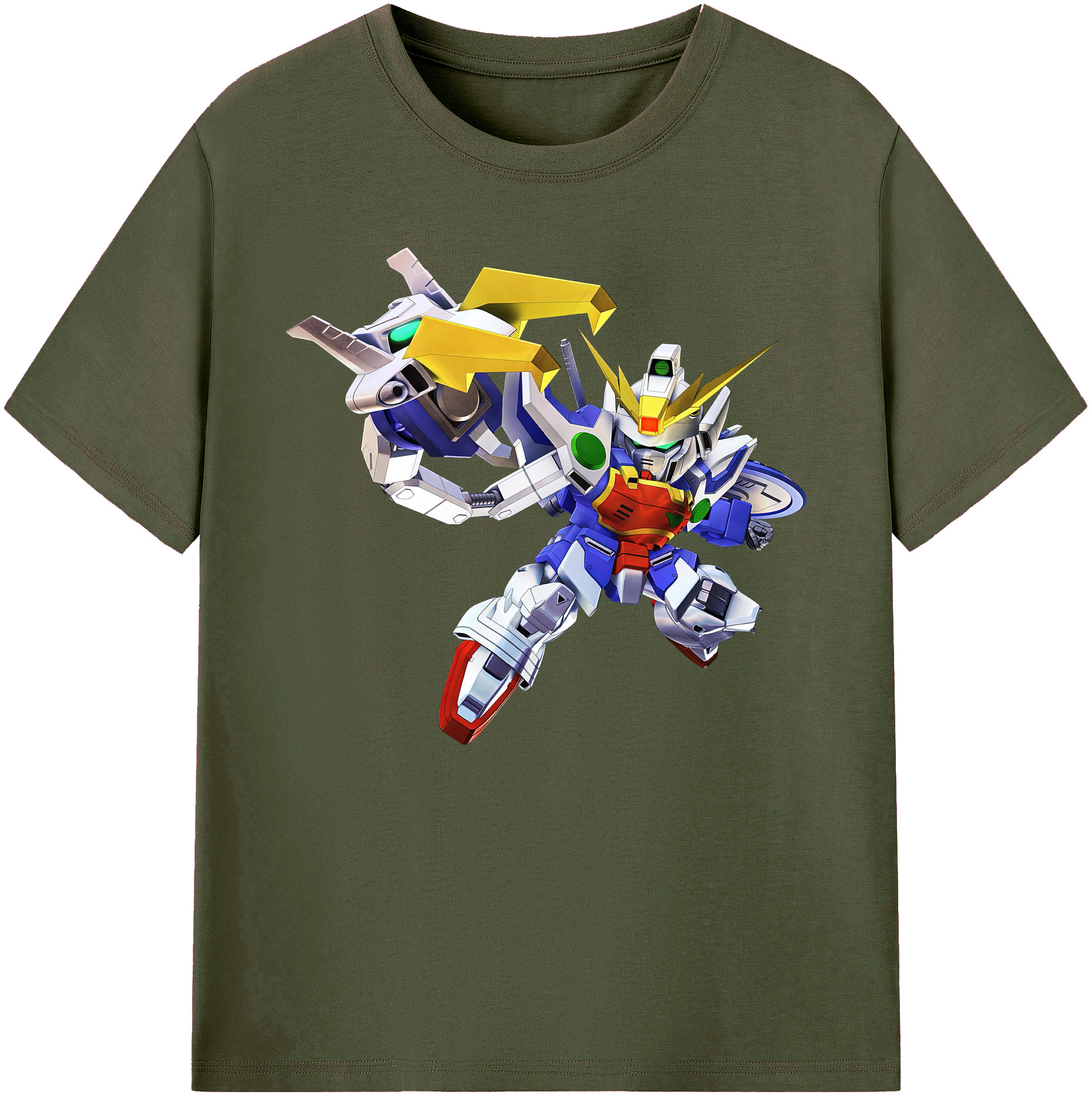 （画像用） 機動戦士ガンダム Mobile Suit Gundam 綿100％ メンズ半袖Tシャツ｜肌触りやわらか＆通気性